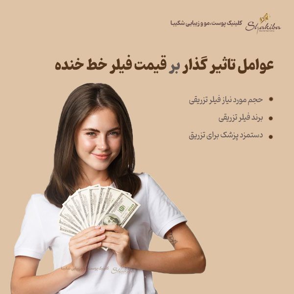 قیمت فیلر خط خنده