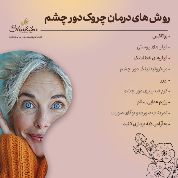 درمان چروک دور چشم
